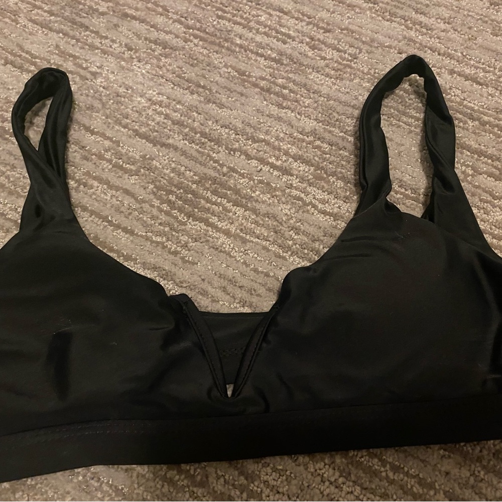 Push Up Black Bikini Top